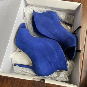 ALDO Blue Suede Heels